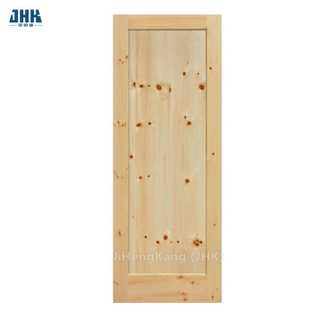 现代设计实木单板节松室内滑动木板谷仓门