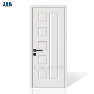 室内热门销售 HDF 模压门白色底漆门