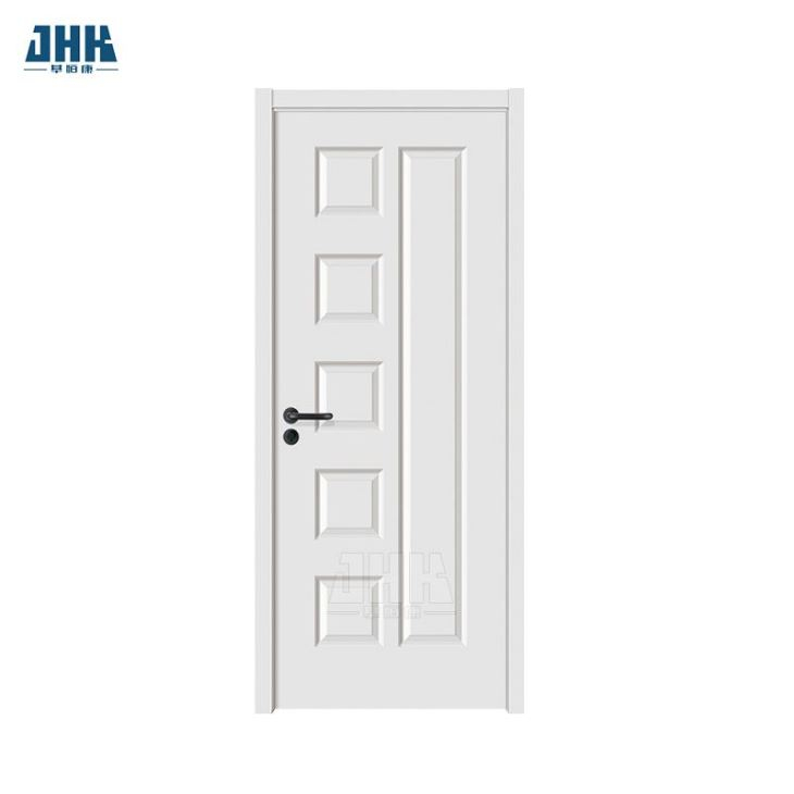 现代豪华绘画 HDF 平开式最新设计木门室内门房间门白色