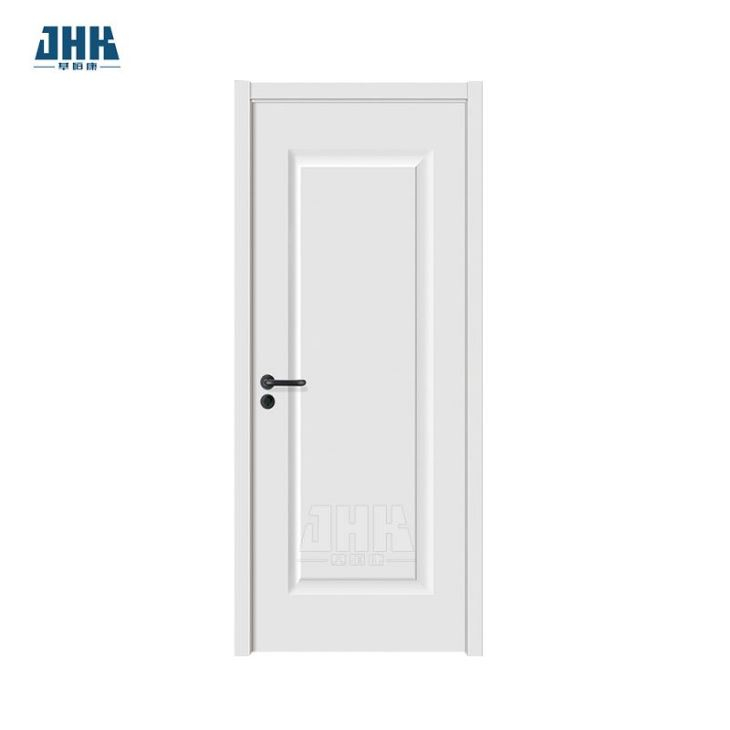 安全实木房间面板白色底漆门