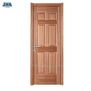 中国木制平开门工厂单木单板房间门白色室内预挂实心木胶合板简单平开门设计